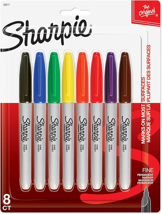 Sharpie Marker 8colour Set (fine point)