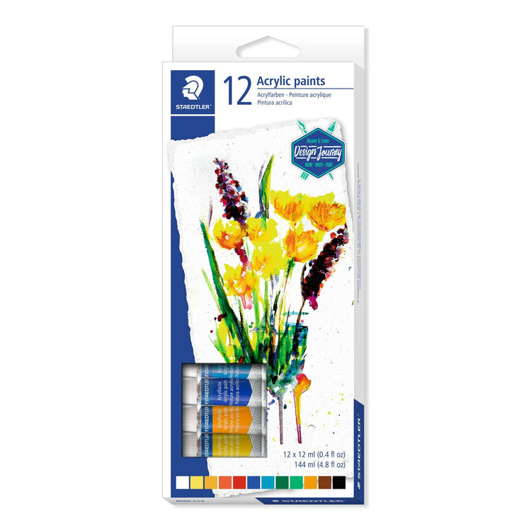 STAEDTLER  Acrylic Paints 12Colour Set