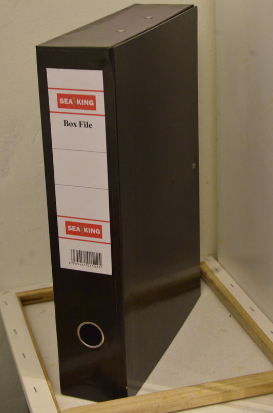 Box Type File PVC - Black