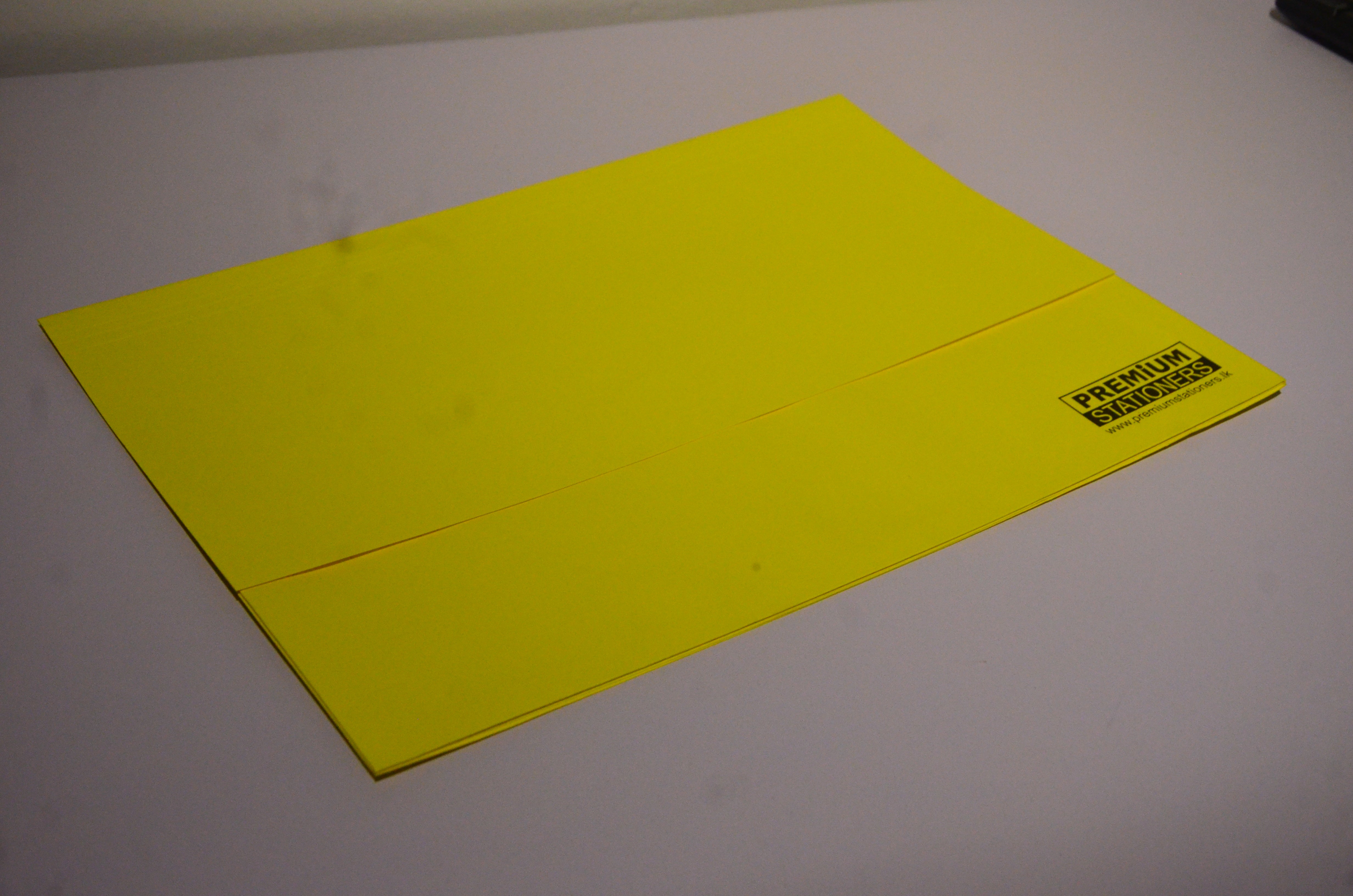 Premium Flat File A3 Document Wallet - Yellow – Premium Stationers