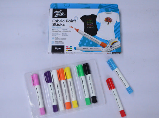 Mont Marte Fabric Paint Sticks 9pcs Set