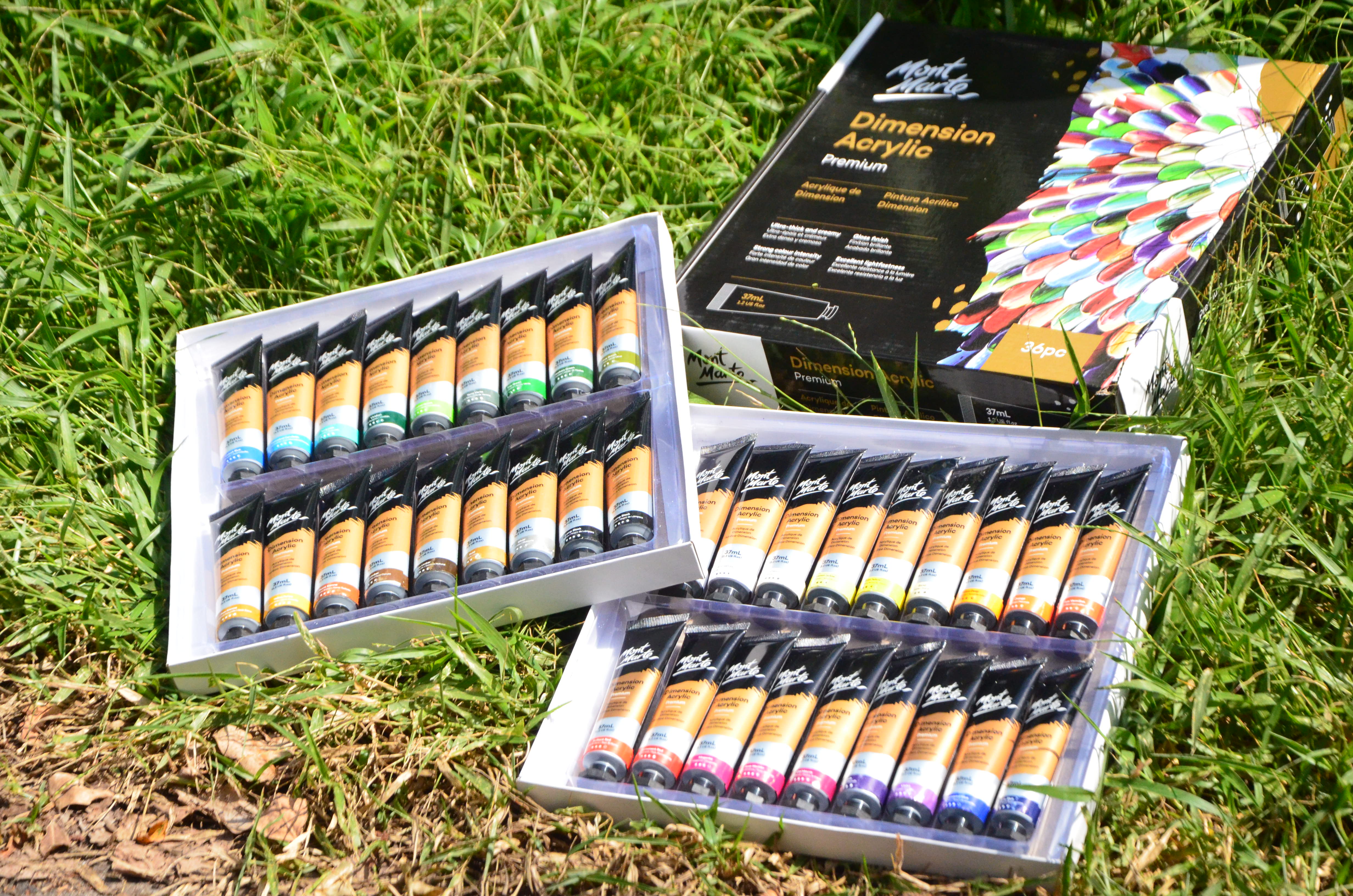 Mont Marte Dimension Acrylic 36Colours Set – Premium Stationers