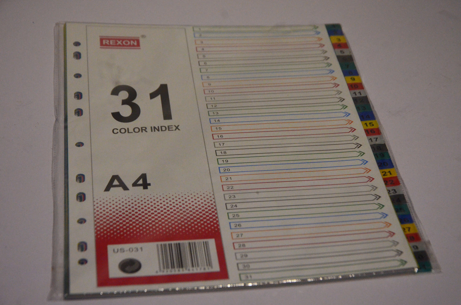 Rexon Box File Cloth Rexon File Divider 1-31 PVC – Premium Stationers