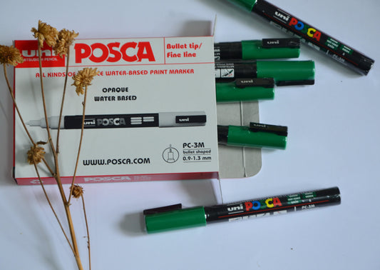 Uni POSCA Permanent Marker (PC-3M) - Green