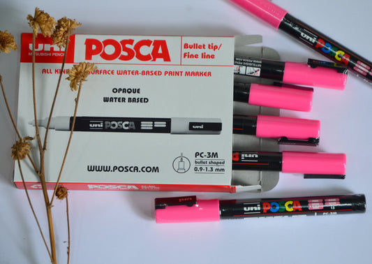 Uni POSCA Permanent Marker (PC-3M) - Pink