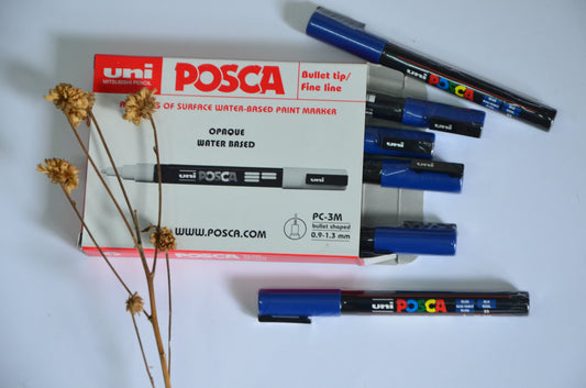 Uni POSCA Permanent Marker (PC-3M) - Blue