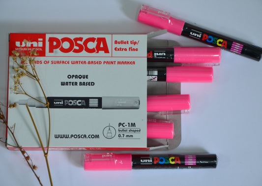 Uni POSCA Permanent Marker (PC-1M) - Pink