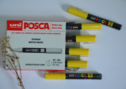 Uni POSCA Permanent Marker (PC-1M) - Yellow