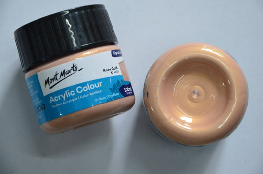 Mont Marte Acrylic 100ml (Rose Gold)