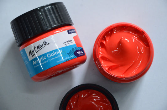 Mont Marte Acrylic 100ml (Vermilion)