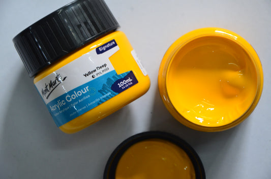 Mont Marte Acrylic 100ml (Yellow Deep)