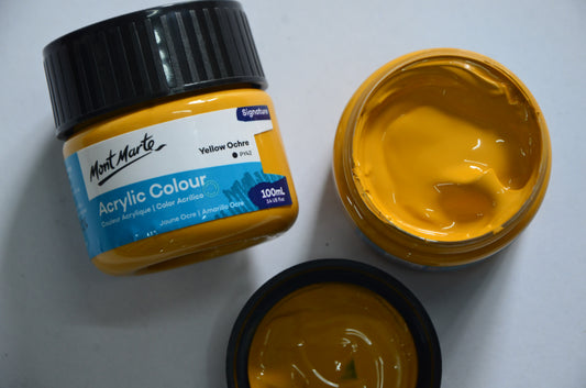 Mont Marte Acrylic 100ml (Yellow Ochre)