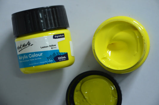 Mont Marte Acrylic 100ml (Lemon Yellow)