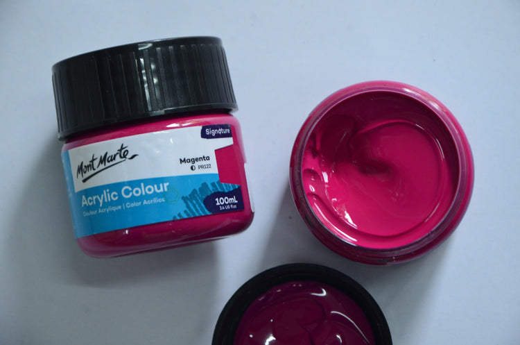 Mont Marte Acrylic Paint 100ml (Magenta)