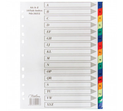 File Divider A-Z Colour (PVC) – Premium Stationers