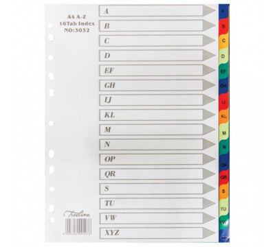 File Divider A-Z Colour (PVC)
