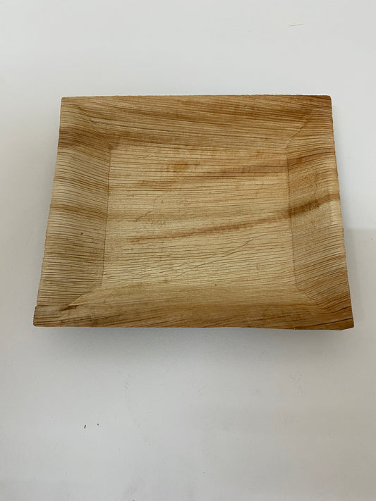 Arecanut Handmade Plate 7"X8"