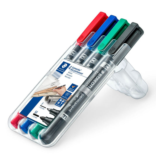 STAEDTLER Lumocolor 348 B WP4 DUO Double Ended Permanent Marker