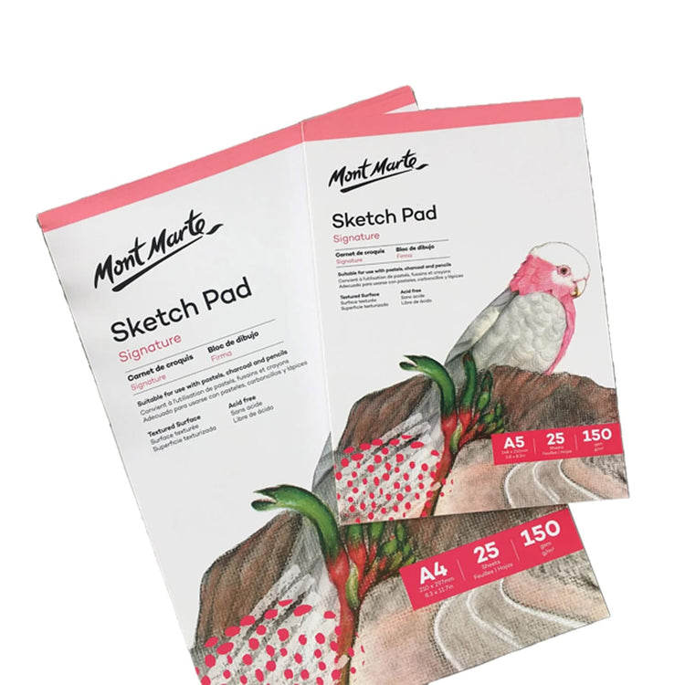 Mont Marte Signature Sketch Pad (A4-150gsm 25sheets)