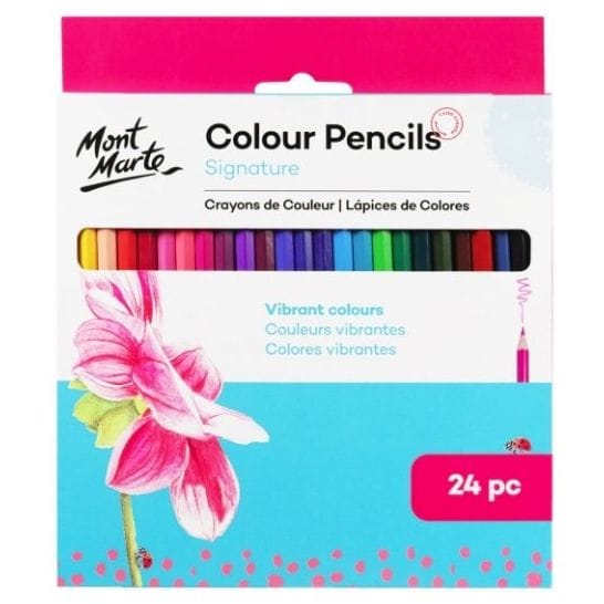 Mont Marte Colour Pencils 24colour set