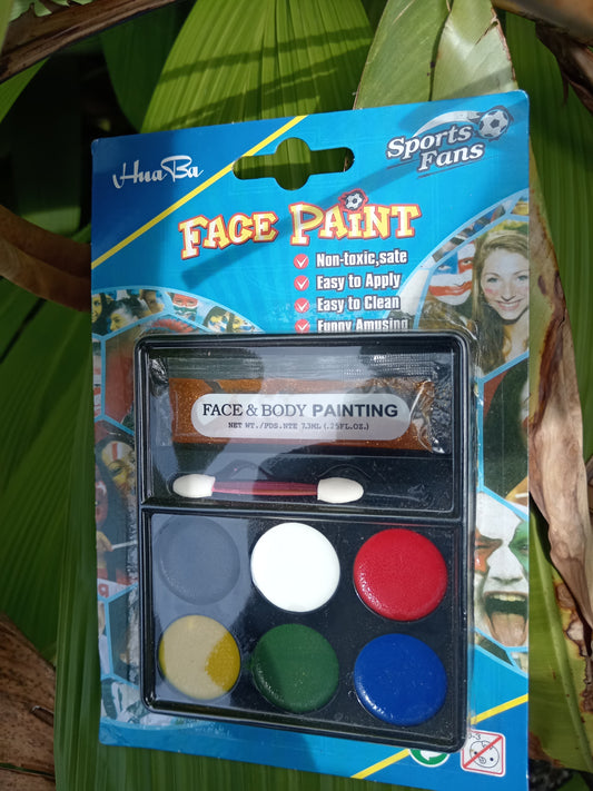 HuaBa Face & Body Paint 6colour set