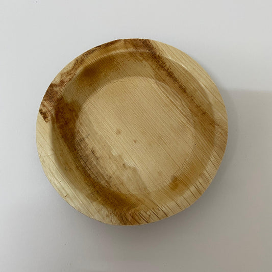 Arecanut Plate 6" DIA (Round Shape)