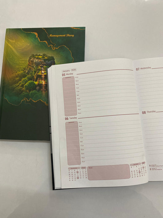 2026 Management Diary Hard Cover