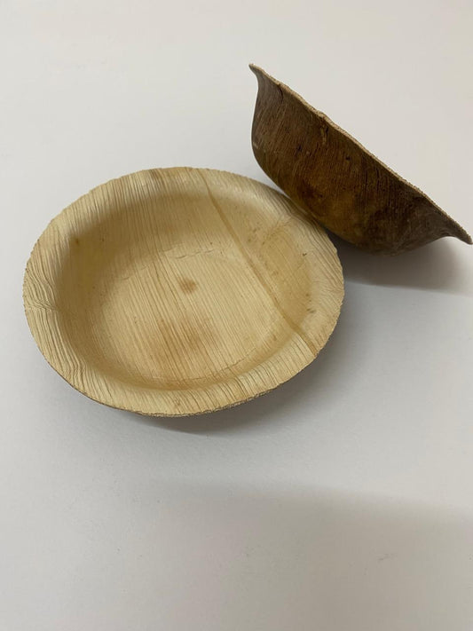 Arecanut Plate 5" DIA (Round Shape)