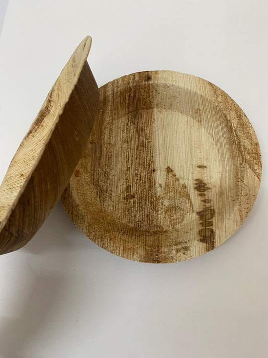 Arecanut Plate 9" DIA (Round Shape)