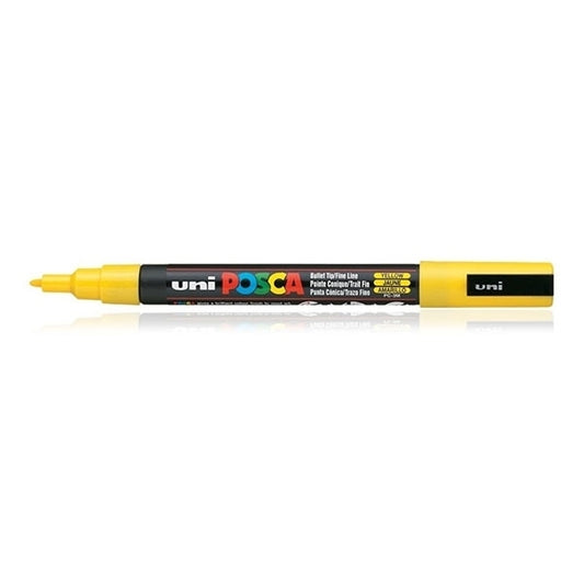 Uni POSCA Permanent Marker (PC-3M) - Yellow