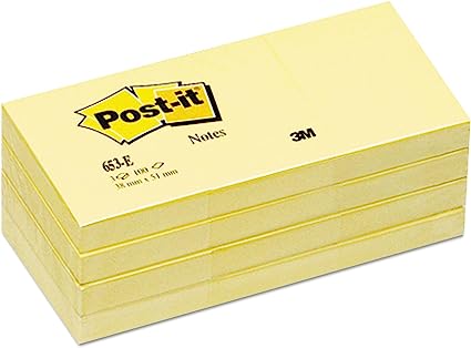 3M Post-it 1-1/2 X 2 pack - Canary Yellow