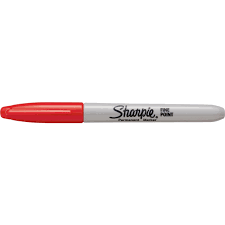 Sharpie Permanent Marker Fine - Red