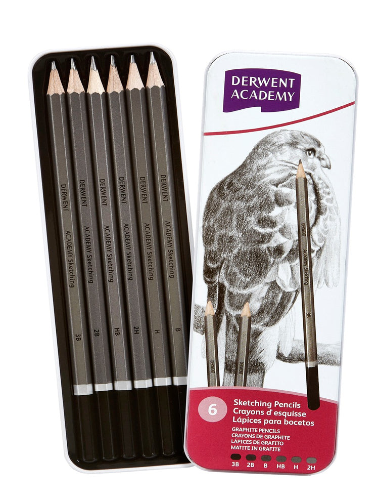 Derwent Sketch Pencils 6pcs (Academy-2301945F)