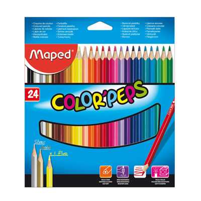 Maped Colour Pencils (24c)