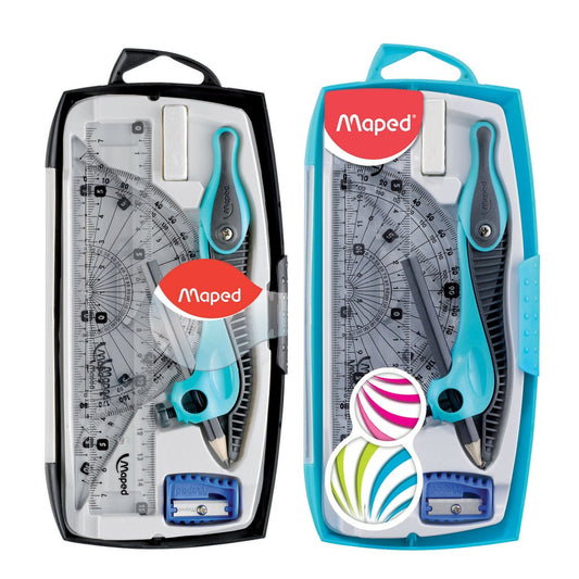 Maped Mathematical Instrument Box (8pcs) plastic