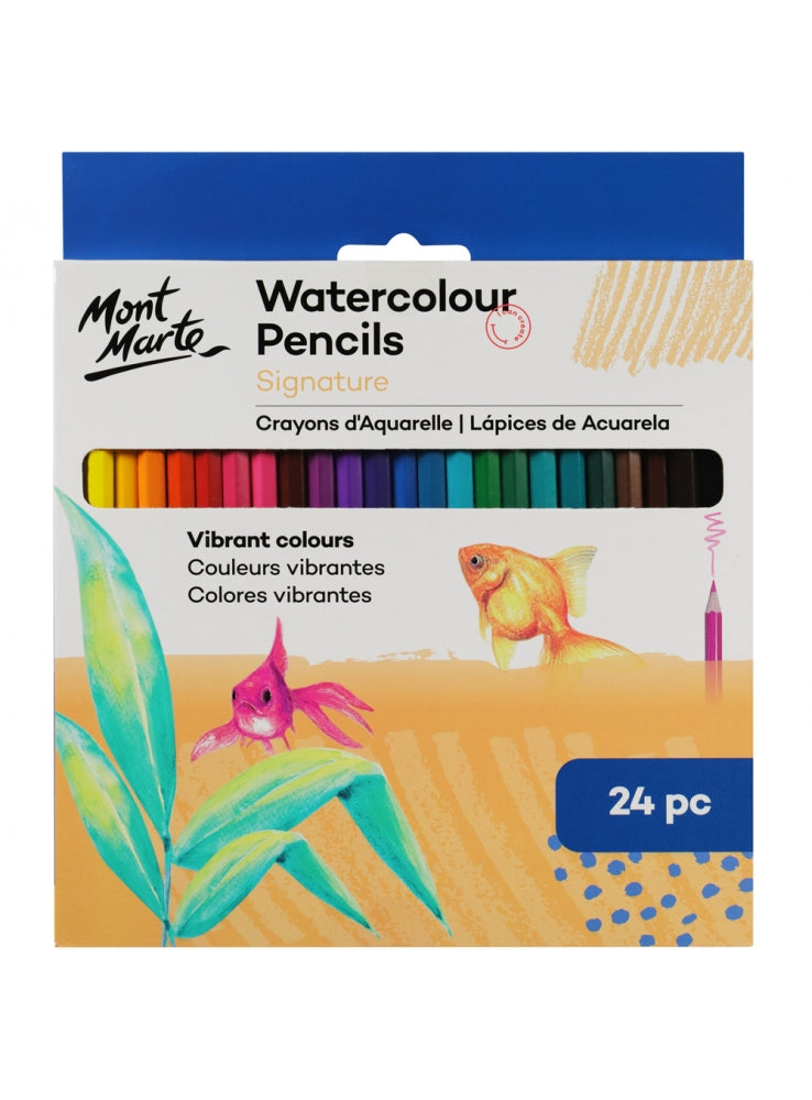 Mont Marte Watercolour Pencils (24c)