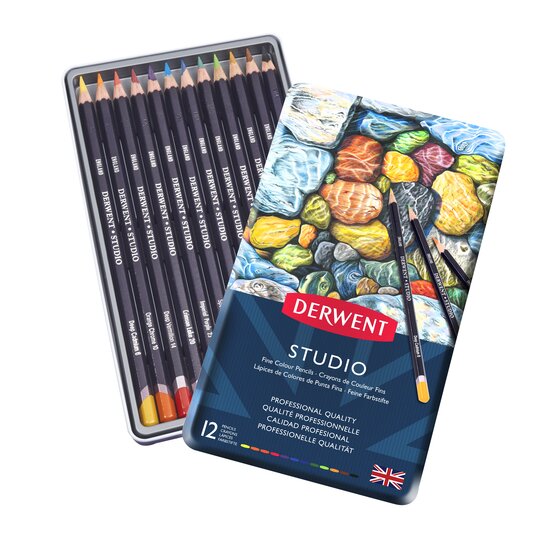 Derwent Studio Colour Pencils (12c)