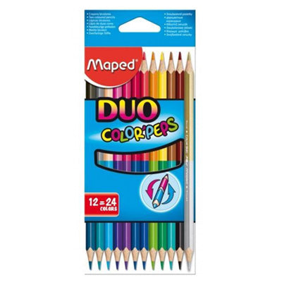 Maped Colour Pencils Duo X 12 (24c)