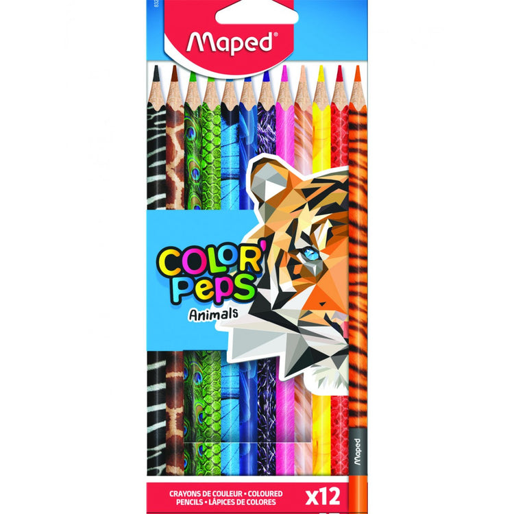 Maped Colour Pencils Animal (12c)