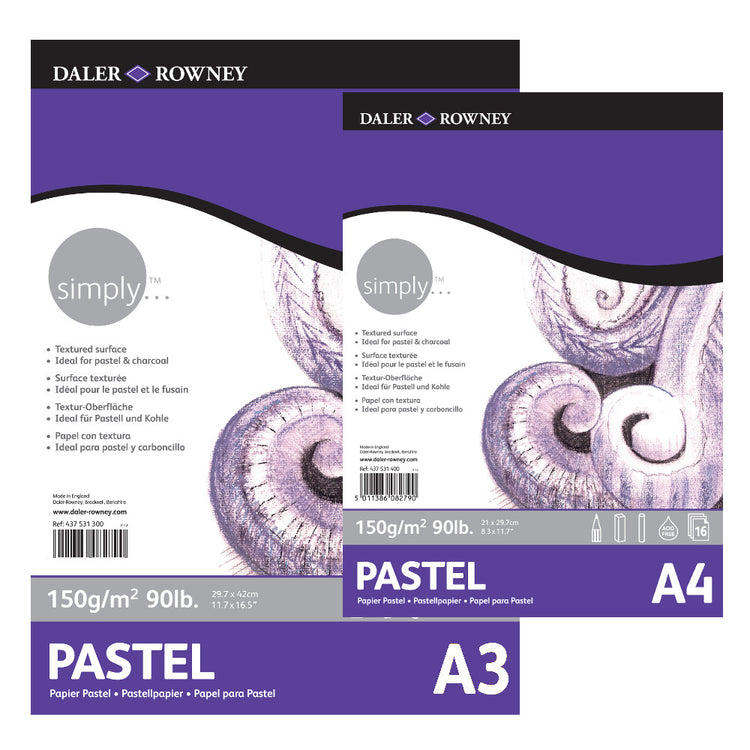 Daler Rowney Pastel Pad Simply (A3-150gsm-16 sheet)