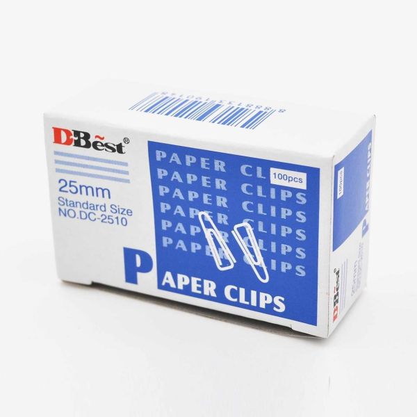 DBest Paper Clips (25mm-100pcs)