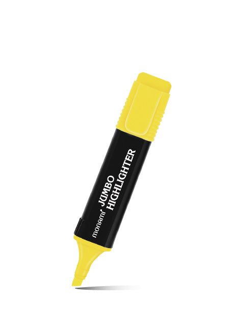 Monami Highlighter (Jumbo) - Yellow