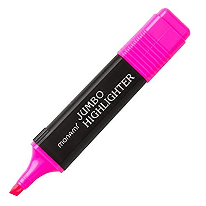 Monami Highlighter (Jumbo) - Pink