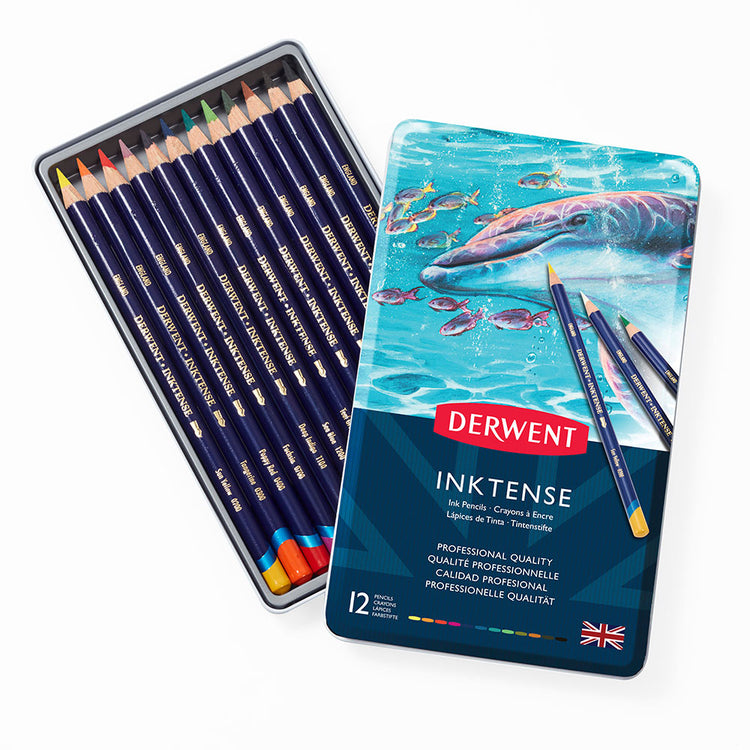 Derwent Inktense Watercolour Pencils (12c)