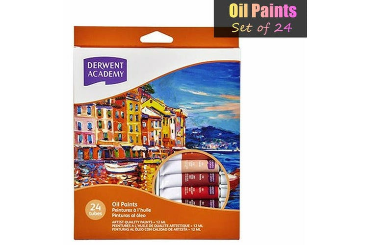 Derwent Academy Oil Colours Set (24X12ml)