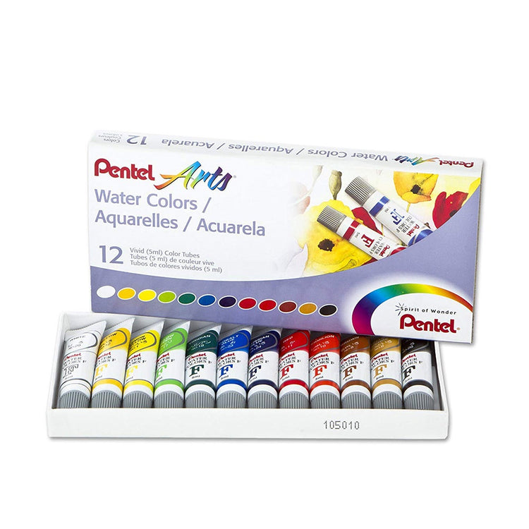 Pentel Water Colour Artist (12Cx5ml)