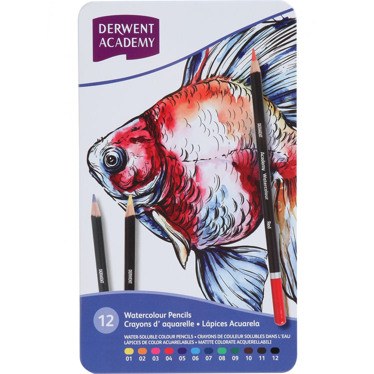 Derwent Academy Watercolour Pencils 12c (2301941)