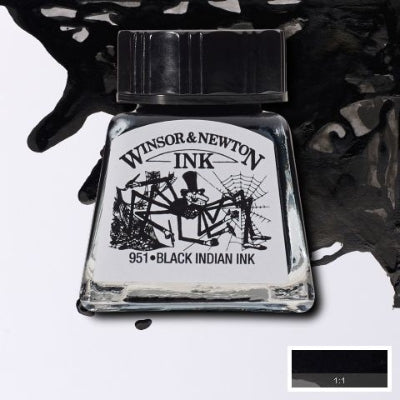 Winsor & Newton Drawing Ink - 14ml - Black