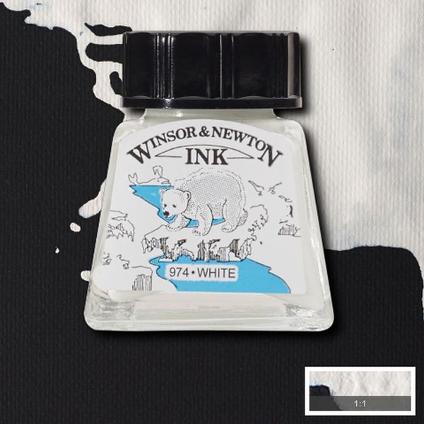 Winsor & Newton Drawing Ink - 14ml - White