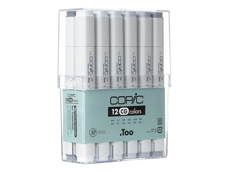 Copic Graphic Markers Classic 12c (Cool Grey)
